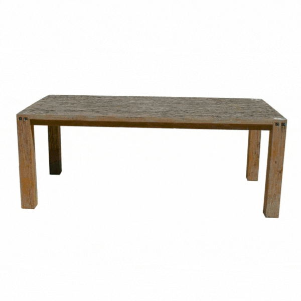 Sturdy Table Black Brush-QF-STD-20-10-BL