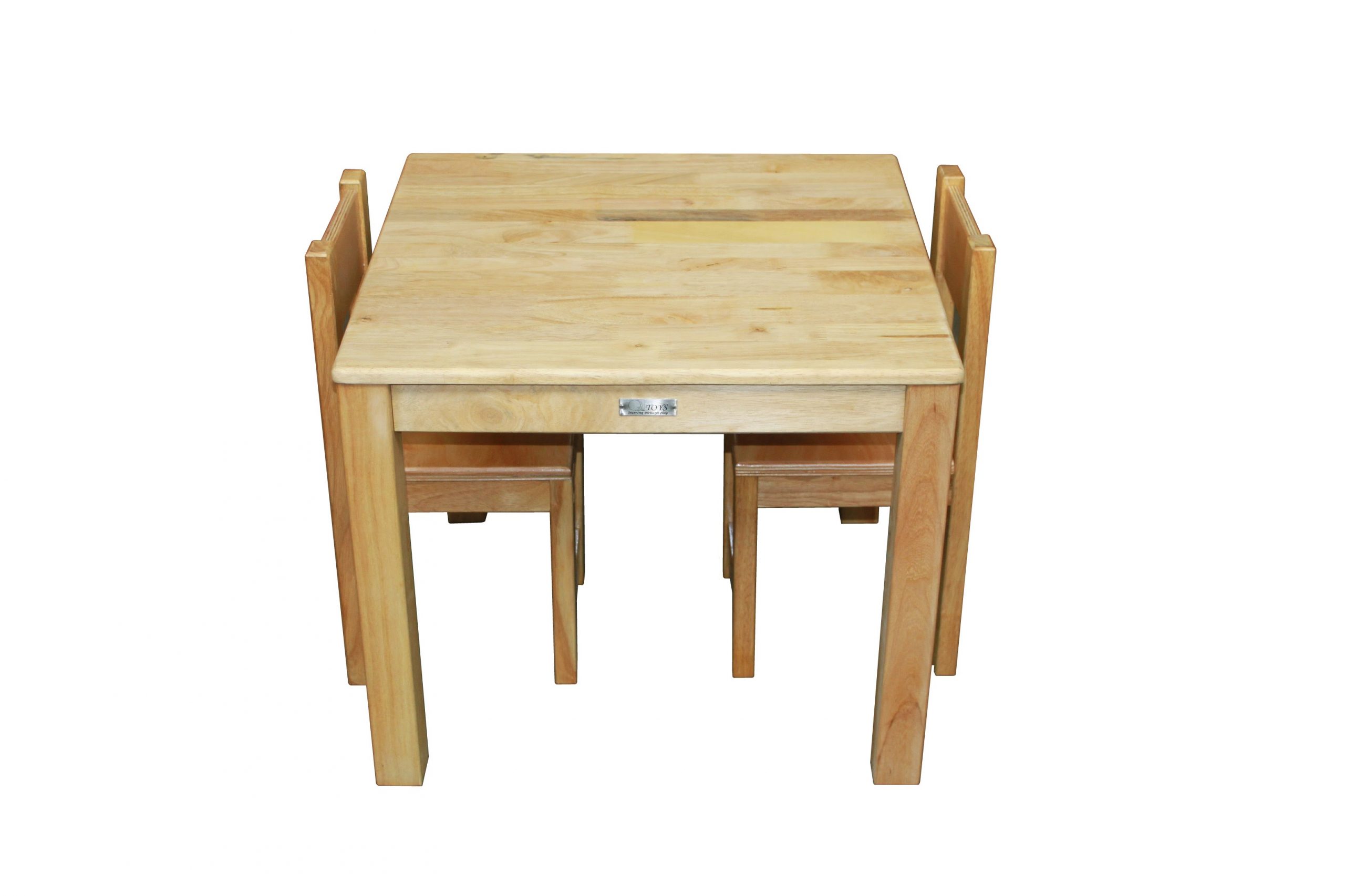 Solid Timber Table with 2 Standard Chairs