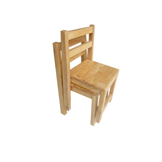 Rubber wood Standard Chairs -Set of 2