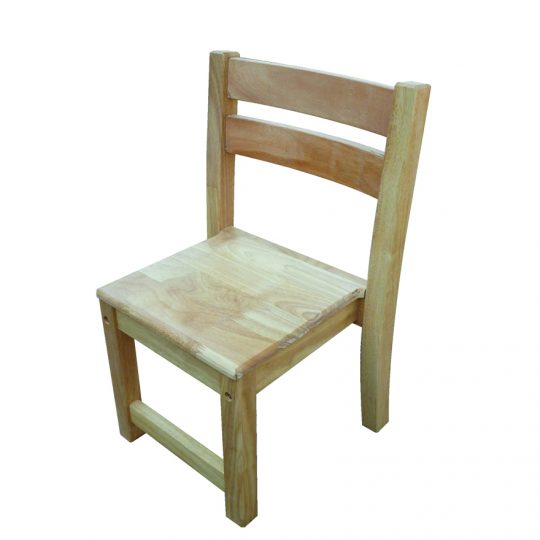 Rubber Wood Stacking Chairs- set of 2