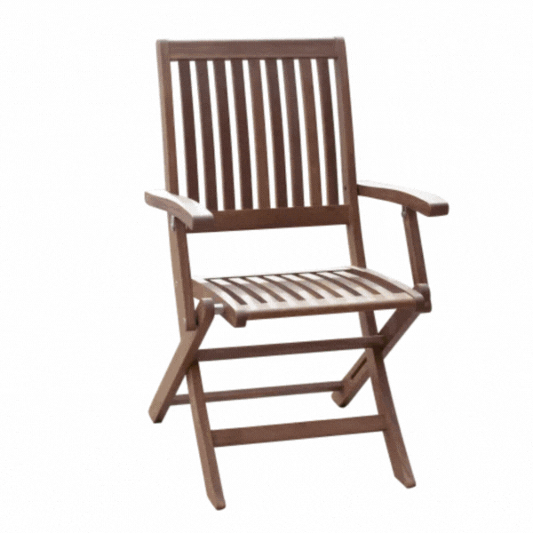 Maculata Folding Arm Chair-QF-MAC-FOLAC